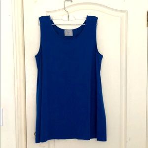 Chalet Blue Bamboo Top